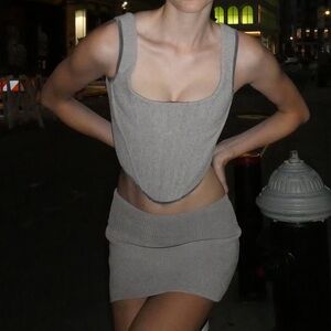 With Jean June Corset and Emilia Mini Skirt Set